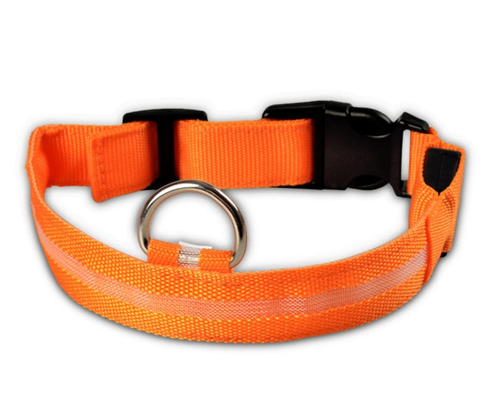 LED Glow-in-Dark Pet Collar & Leash - Tawoos Brand