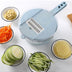 8 In 1 Mandoline Slicer Vegetable Slicer Potato Peeler Carrot Onion Grater With Strainer Vegetable Cutter Kitchen Accessories - Tawoos Brand