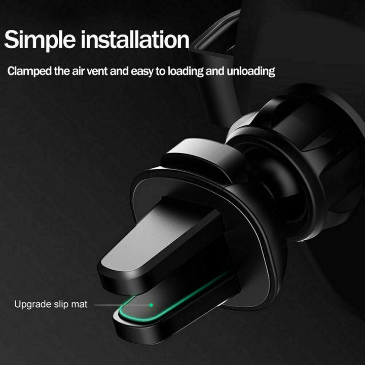 10W QI Wireless Fast Car Charger Mount with Auto Clamping - Tawoos Brand