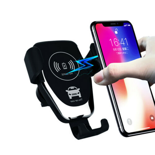 10W QI Wireless Fast Car Charger Mount with Auto Clamping - Tawoos Brand