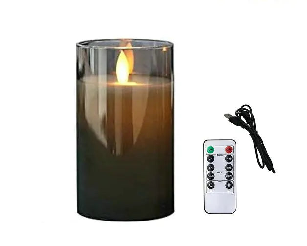 USB Rechargeable LED Pillar Candles - Tawoos Brand