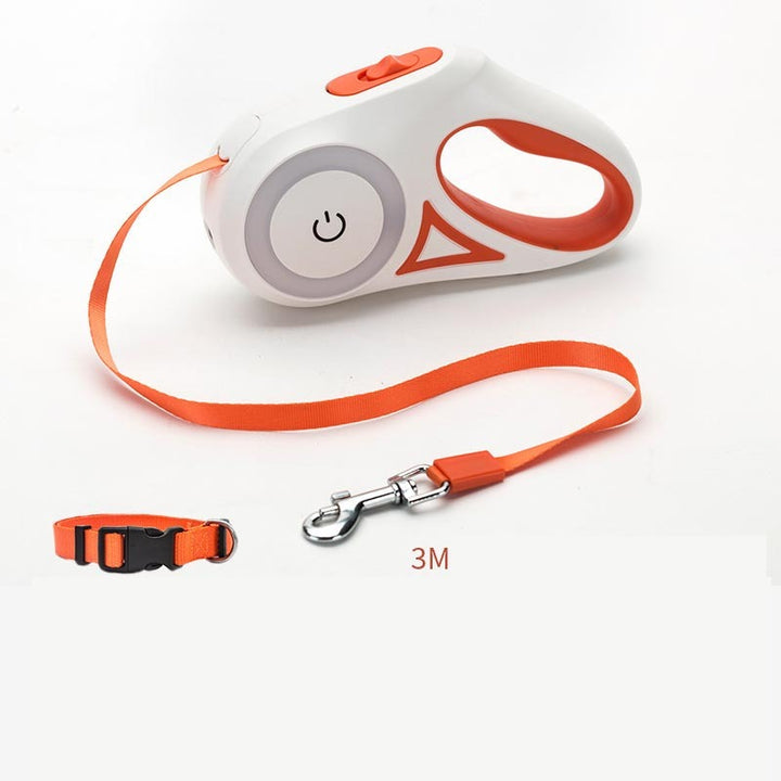 Retractable Dog Leash & Collar Set - Tawoos Brand