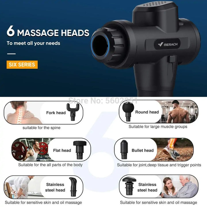 Rechargeable Muscle Massage Gun - Tawoos Brand