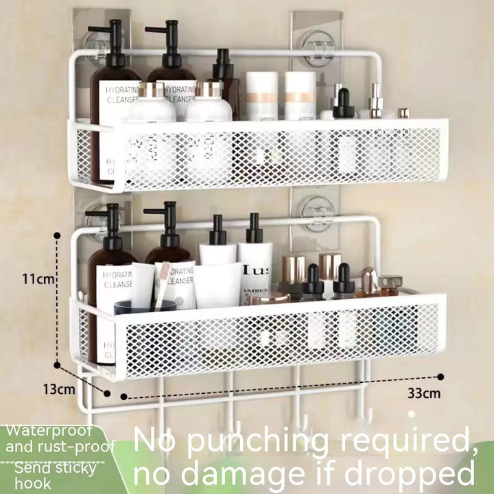 Toilet Storage Punch Free Rack - Tawoos Brand