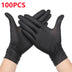 Black Disposable Nitrile Gloves 20/50/100PCS Latex & Powder Free Industrial Gloves for Cooking Household Mechanic Tattoo Working - Tawoos Brand