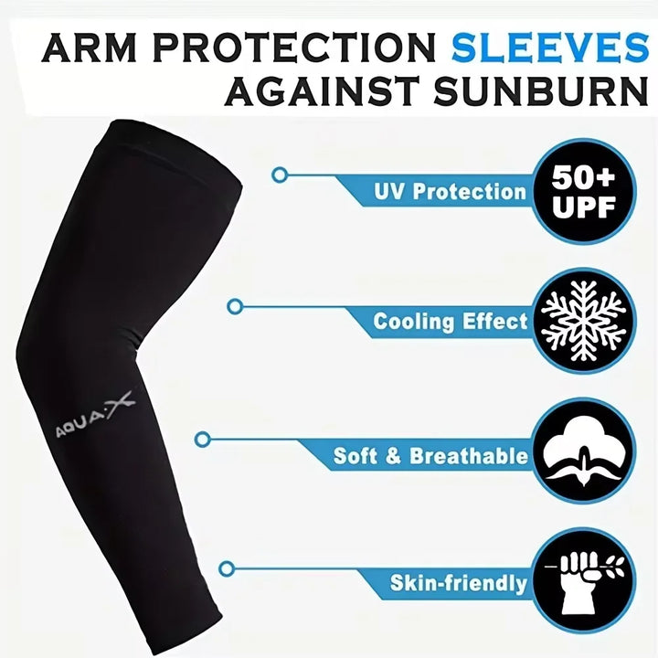 3 Pairs UV Protection Sleeves – Breathable, Cooling & Sunproof for Sports & Outdoors - Tawoos Brand