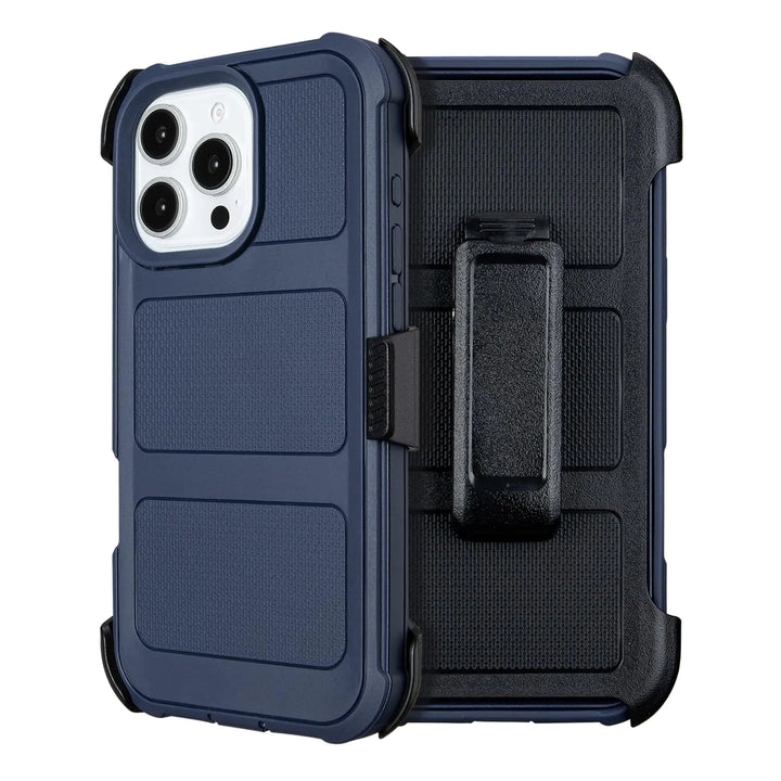 for iPhone 16 Pro Case with Belt Clip Holster,for Defender iPhone 16 Pro Case with Stand,Heavy Duty Rugged Full-Body,3 Layers of Sturdy,Anti-Drop,for Case iPhone 16 Pro Case Protective (Black) - Tawoos Brand